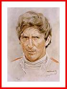 Portraitbild Jochen Rindt F1 Weltmeister POSTER