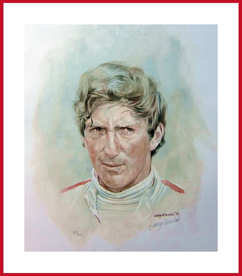 Portrait Jochen Rindt Geschenk Bild Poster Verkauf