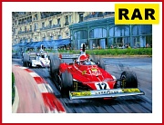Wat 180R Gic Niki Lauda Poster Monaco Grand Prix 1975 Casino