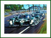 Bentley Le Mans Sieg 2003 Poster Druck Gemälde Signaturen Kristensen