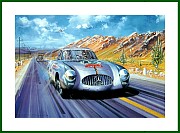 POSTER Carrera Panamericana 1952 300 SL Gullwing Kling Karl