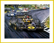 Fittipaldi John Player Special Poster Lotus Brands Hatch 1972