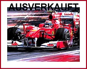 Wat 180 GIC Ferrari F1 09 Poster Fernando Alonso