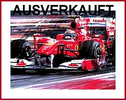 Wat 180 GIC Ferrari F1 09 Poster Fernando Alonso