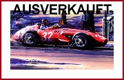 1957 Fangio Poster Maserati 250F Monaco Grand Prix