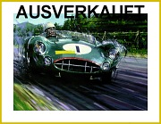 Wat 180 Gic Aston Martin DBR Poster Nordschleife 1958