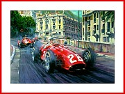 Stirling Moss 1956 Maserati 250 F1 Monte Carlo Sieg