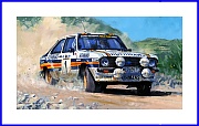 Rallye WM 1981 Ford Escort RS 2000 Vatanen 1800 Poster