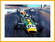 Indy Champion Jim Clark 1965 Autogramm Mario Andretti