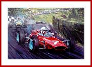 John Surtees Nordschleife 1964 Ferrari F1 Sieg signiert Autogramm