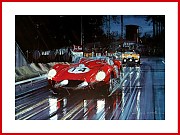 Le Mans 1958 24 h POSTER Ferrari Testarossa Sieg