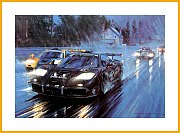 Poster Le Mans 24h 1995 McLaren F1  GT race