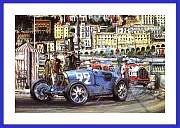 Bugatti 35 B Monaco Grand Prix Autogramm Dreyfus 1930 Kunst Druck