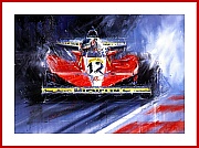 Gilles Villeneuve Poster Ferrari 312 T3 F1