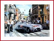 Poster Sicilian Magic 1955 Targa Florio Merc 300 SLR signiert Stirling MOSS