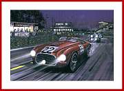 Ferrari erster Le Mans Sieg 1949 Kunst Druck Chinetti Luigi