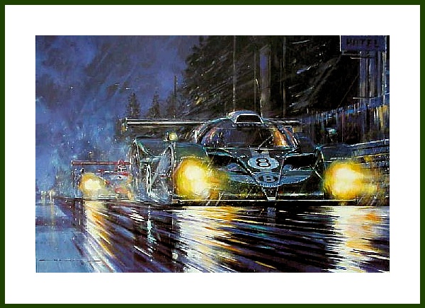 Bentley Poster Le Mans 2001 Comeback