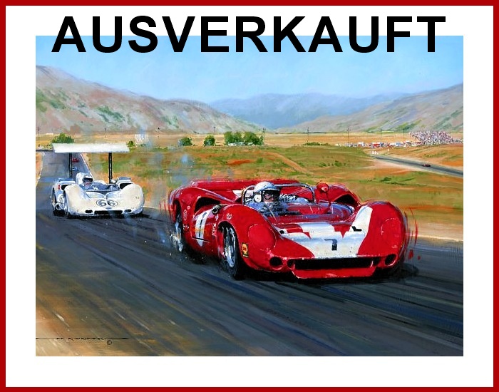 Lola T70 Poster CanAm Champ Surtees 1966