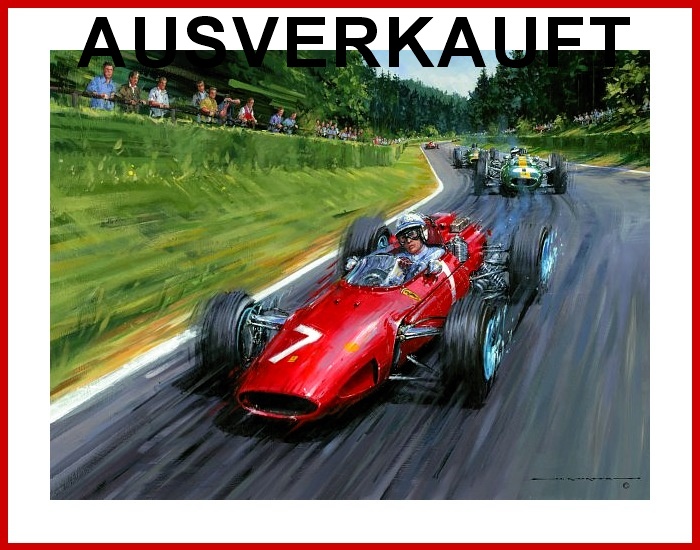 Poster Surtees Ferrari 158 Nuerburg 1964