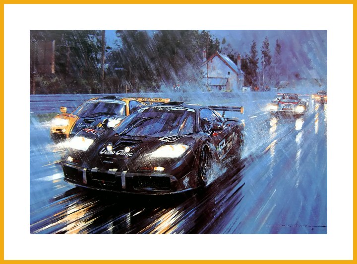 Wat 700 Le Mans 24h Sieg POSTER McLaren F1 1995