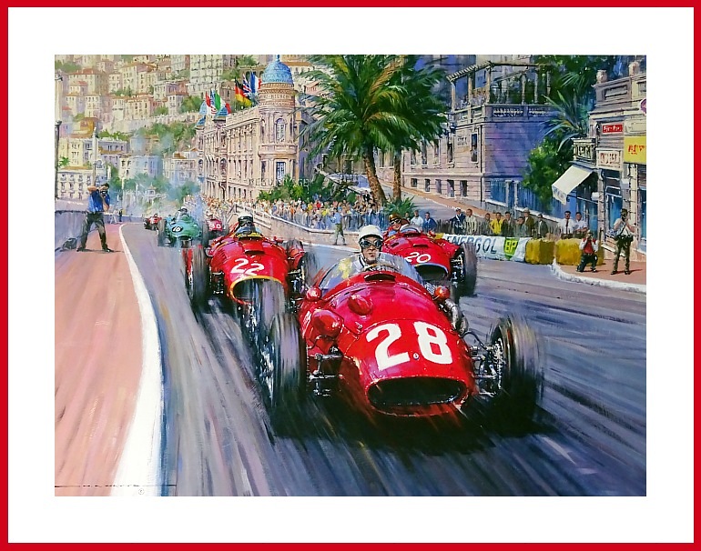 Wat 750 Gic Monaco GP 1956 Moss Maserati Sieg