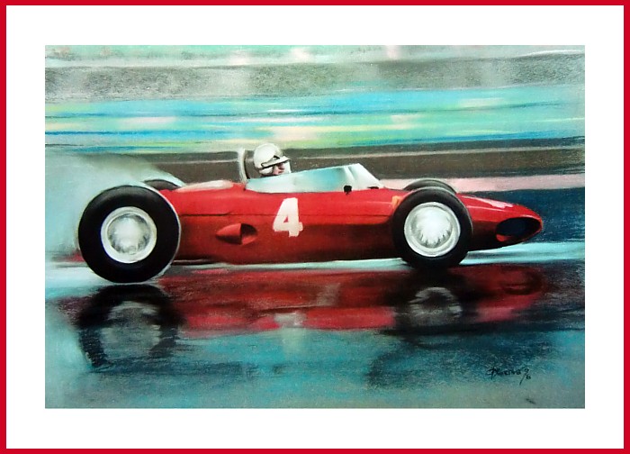 Trips Ferrari Dino 156 Full Speed Regen F1 1961
