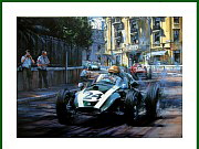 Poster Cooper T51 Climax Brabham World Champion 1959